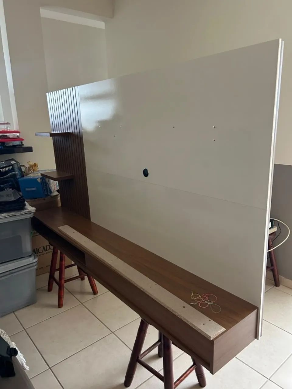 Painel para TV com Rack - 1,90m - Foto 2