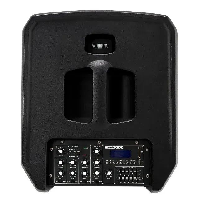 KIT COM 2 CAIXAS VERTICAIS ARRAY TITAN 3000 12" PROFISSIONAL - Foto 5