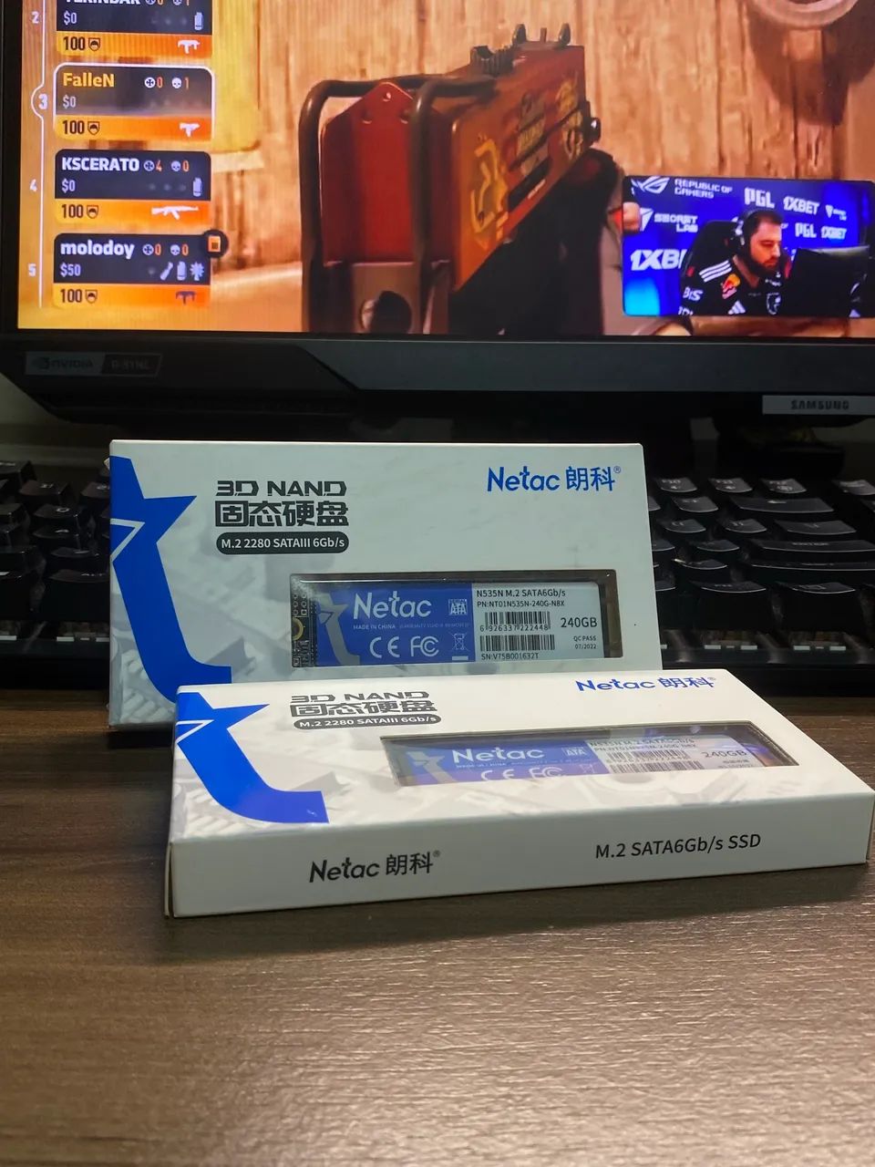 Vende-se SSD M2 Sata de 240gb da Netac