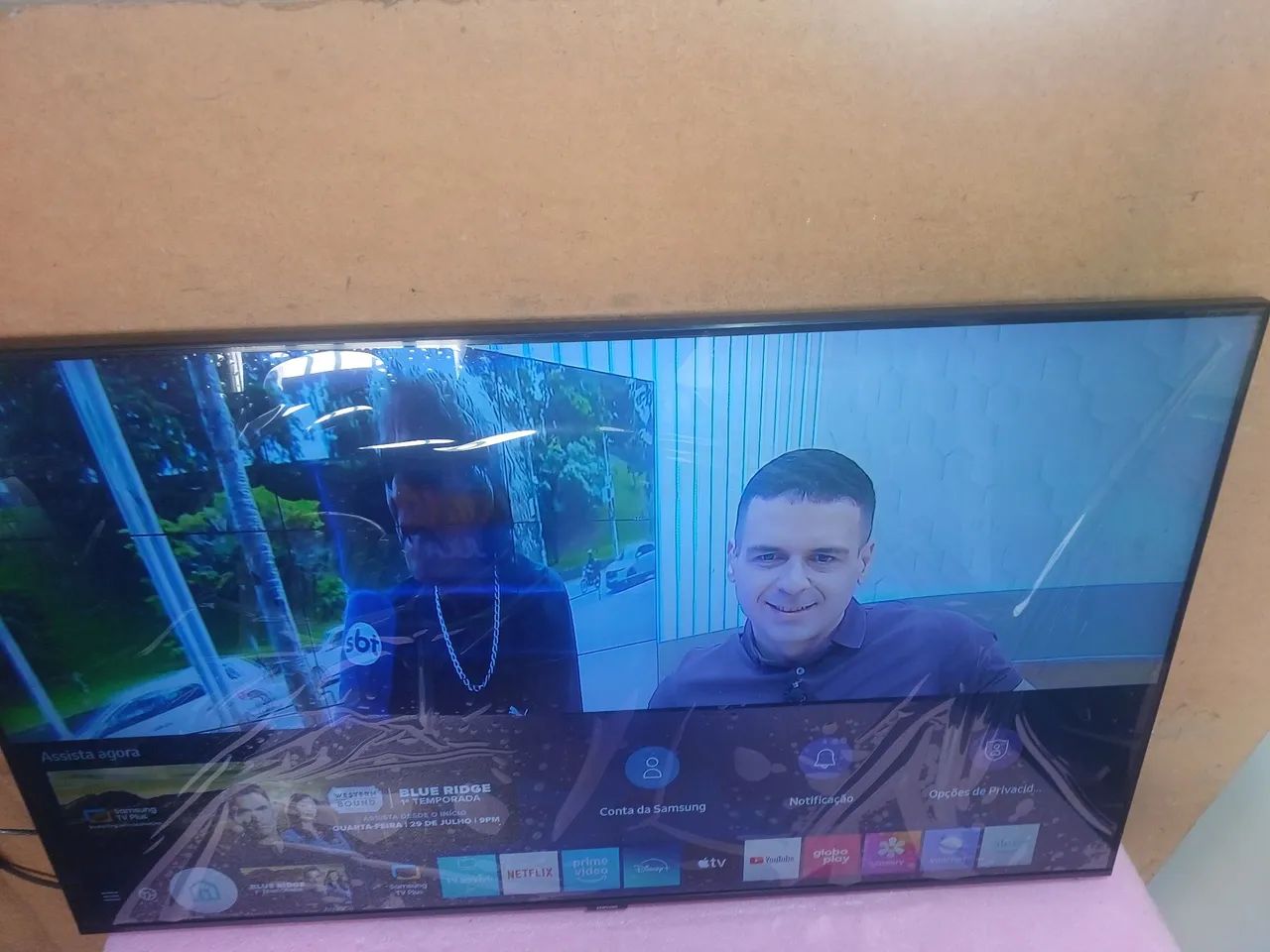 Smart TV Samsung 50 polegadas 4k Bluetooth comando de voz no plástico  - Foto 3