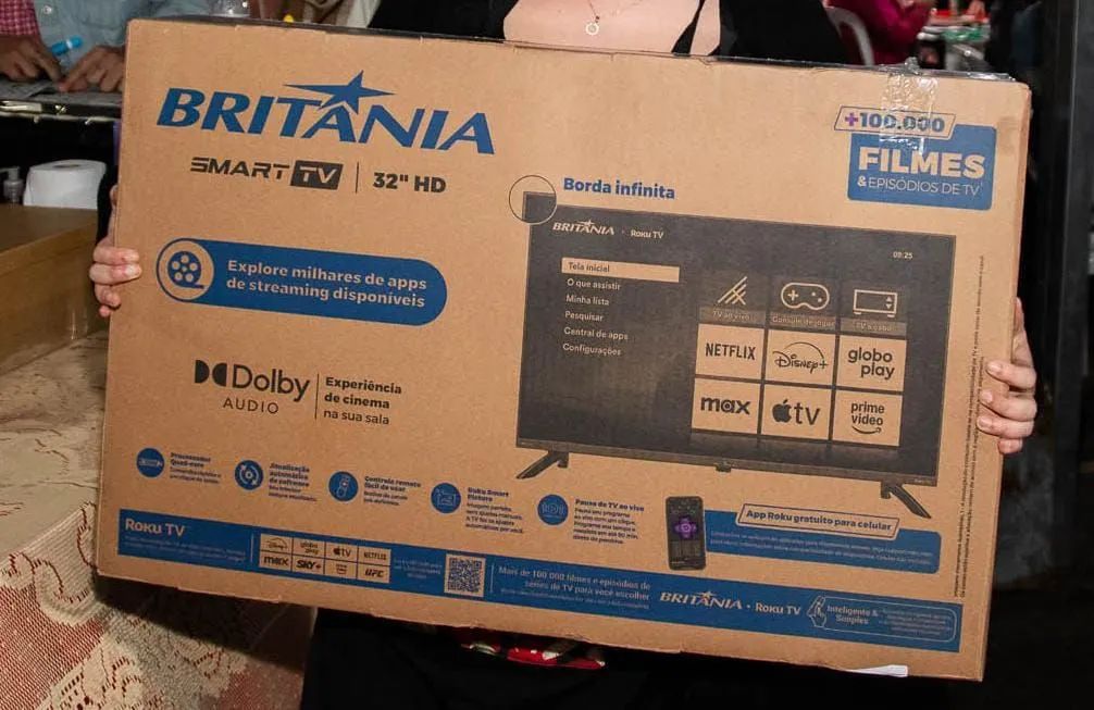 Tv Britânia na caixa 