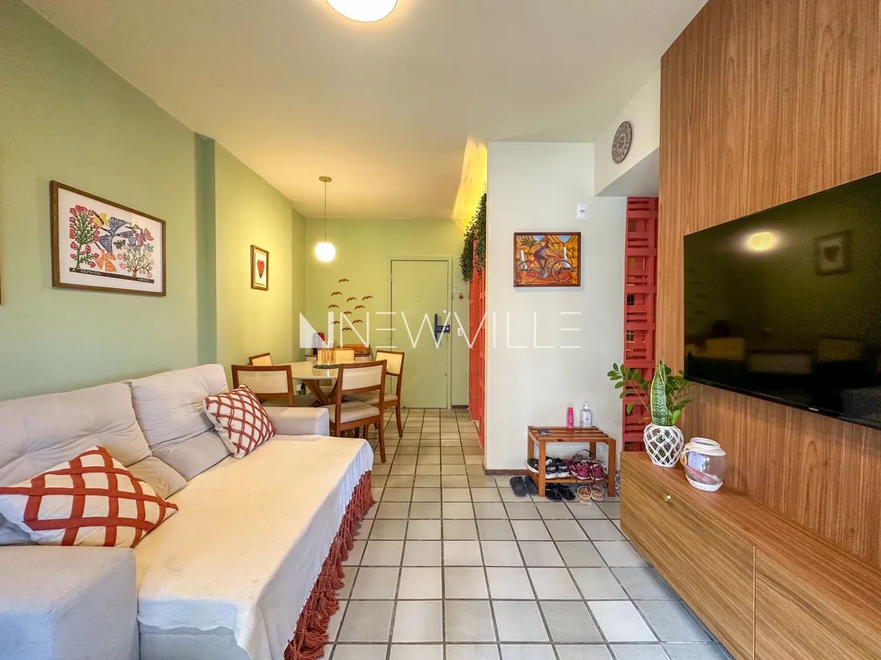 Apartamento mobiliado para locação no Edifício Recife Flat, em Boa Viagem  70m², 02 quarto - Foto 4