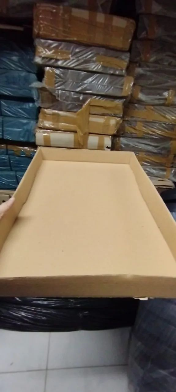 Caixa de papelão com tampa pardo - Foto 4
