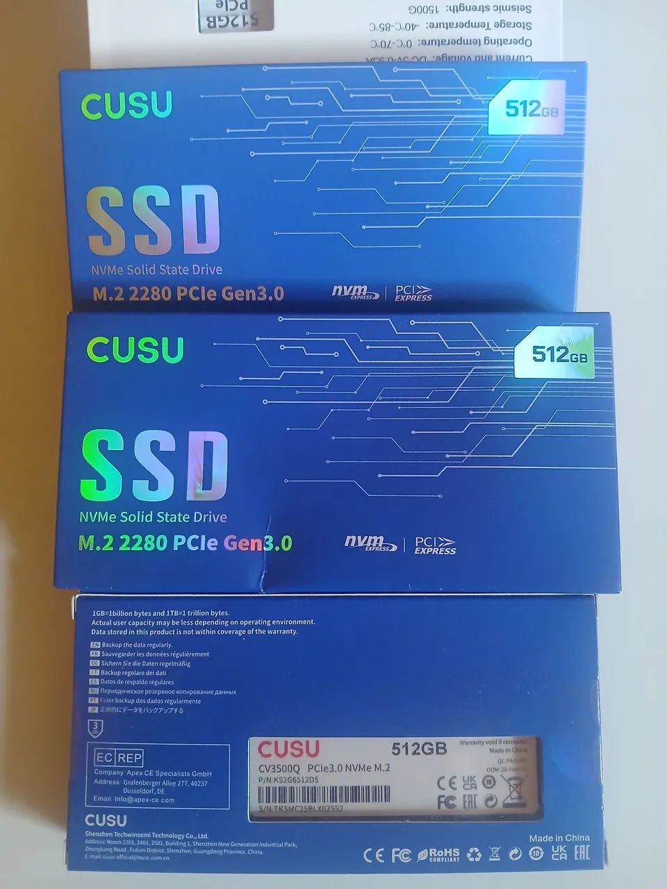 M2 NVME DE 512 GB 