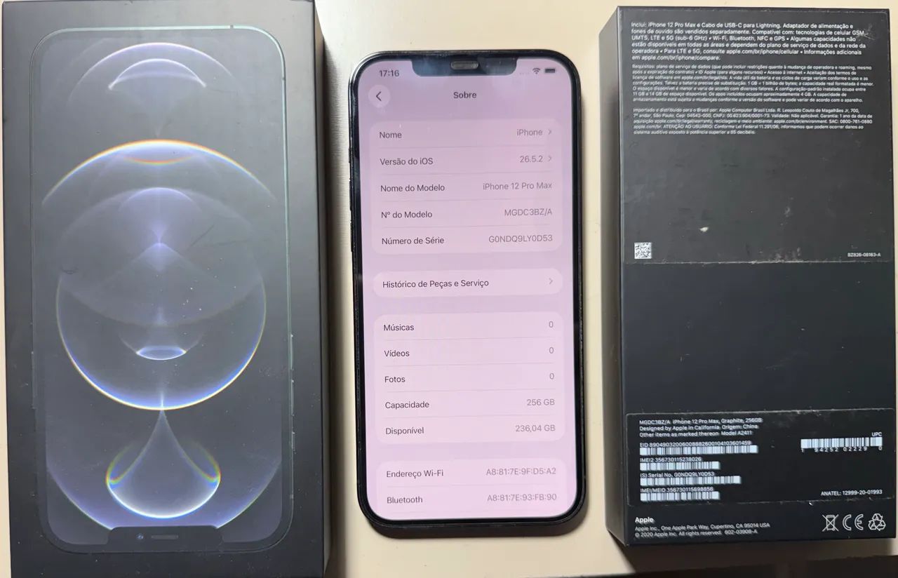 iPhone 12 Pro Max 256 GB EXELENTE !!