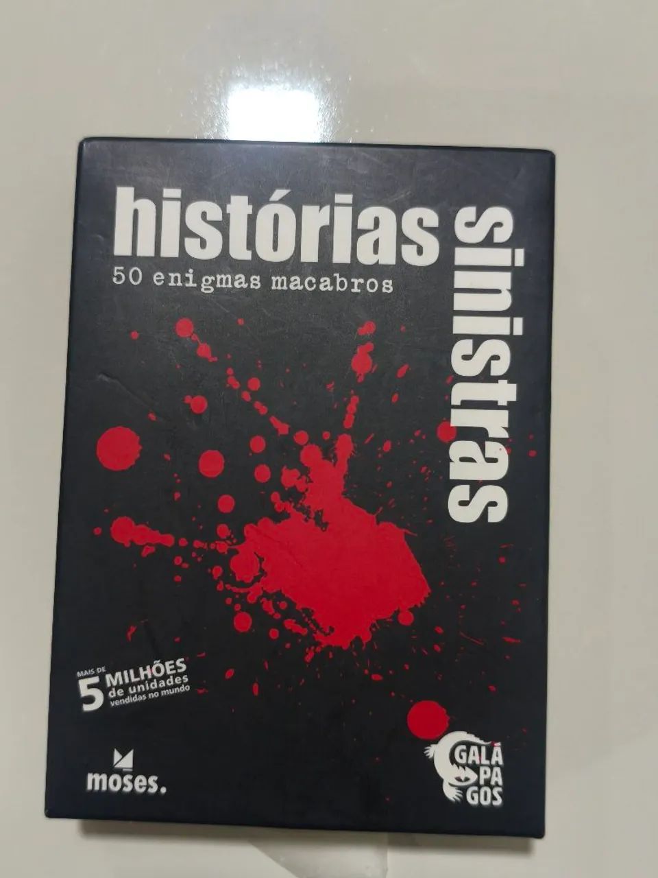 Jogo de cartas histórias sinistras
