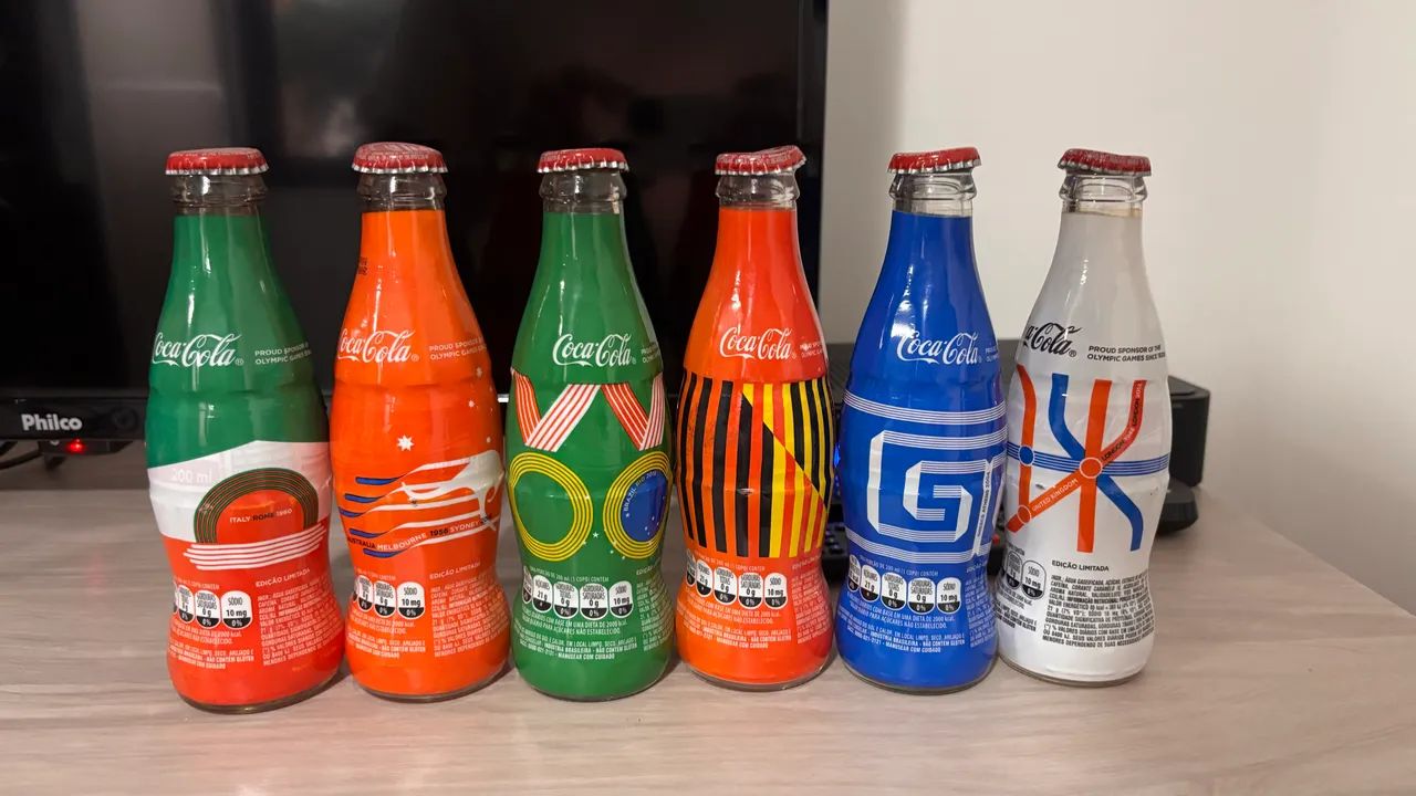 coleção garrafas olimpiadas 2016 Coca Cola - Foto 2