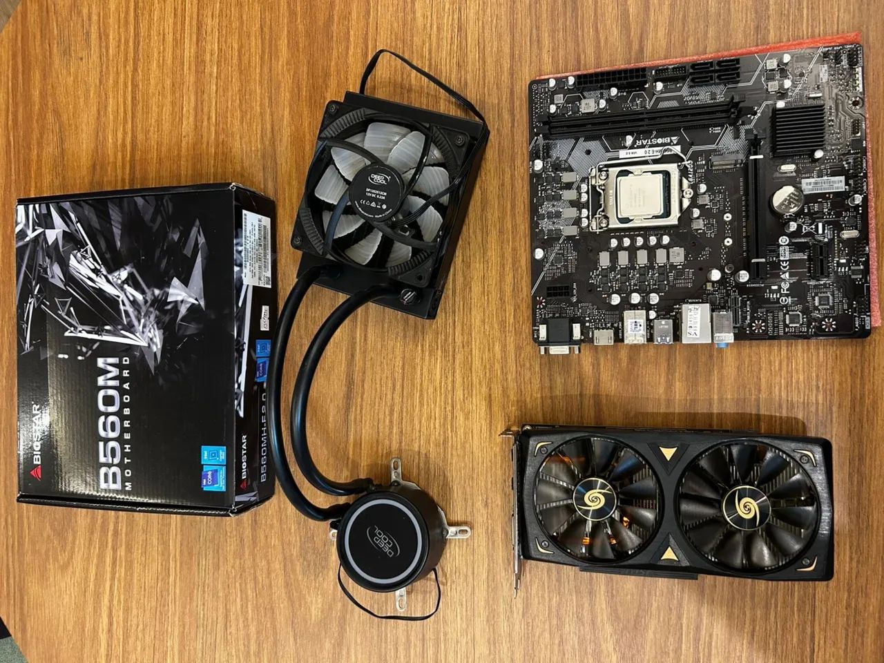 Kit Gamer Completo i5 10400F + RTX 2060 + B560 + Water Cooler