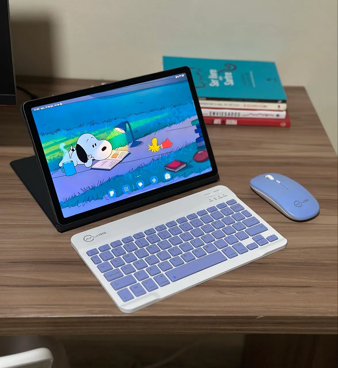 Tab S9 Fe - Tablet Samsung Com Teclado e Mouse  - Foto 4