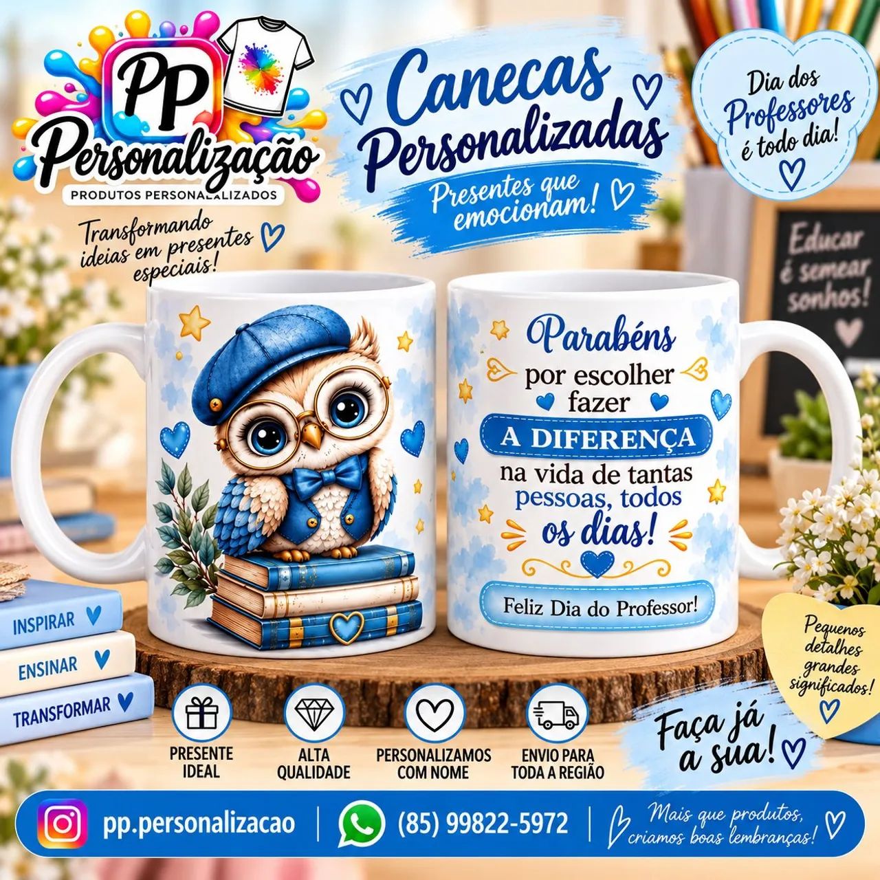 Canecas Dia dos Professores  - Foto 2