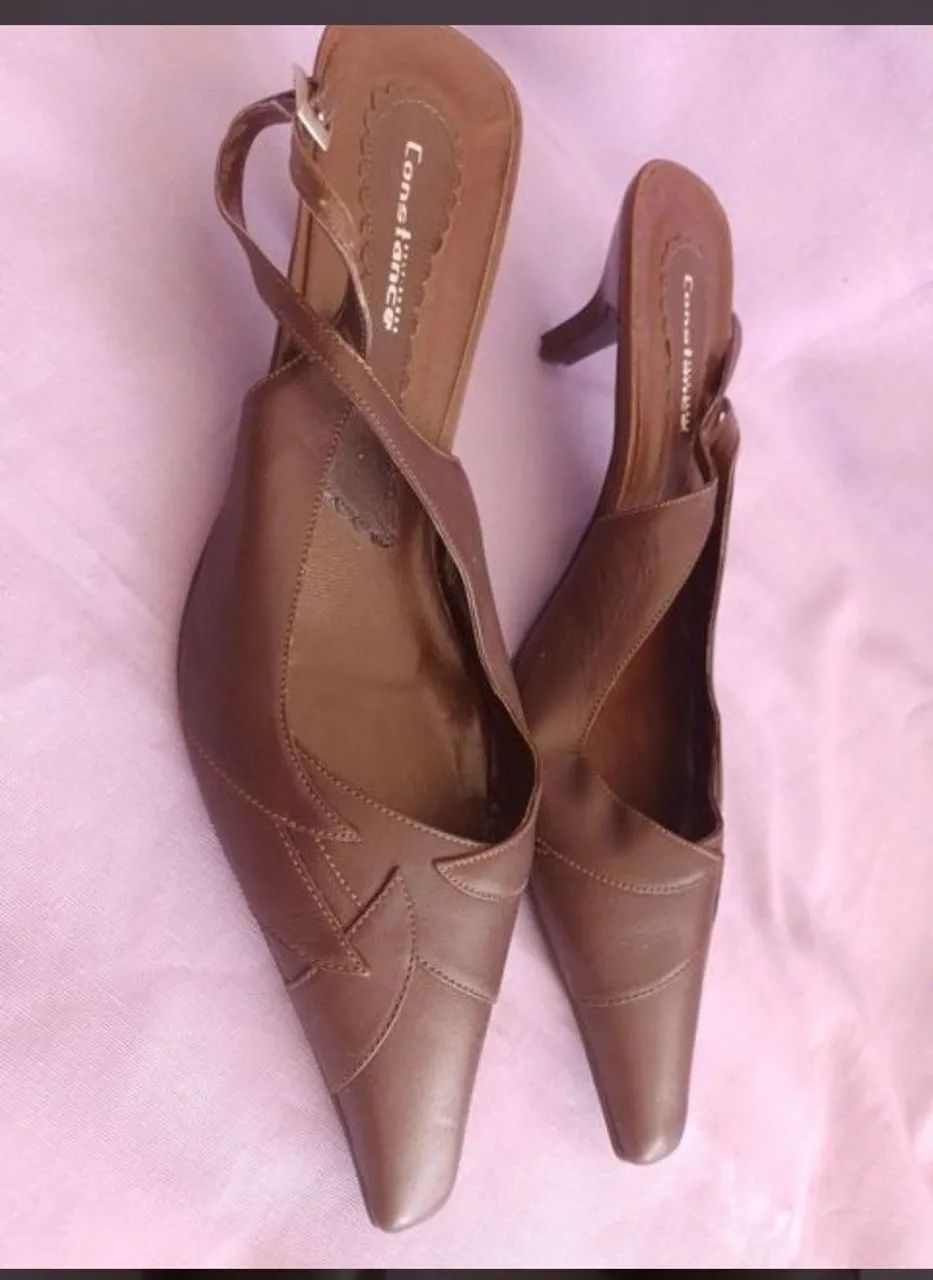 Sapato Scarpim Constance marrom 42 