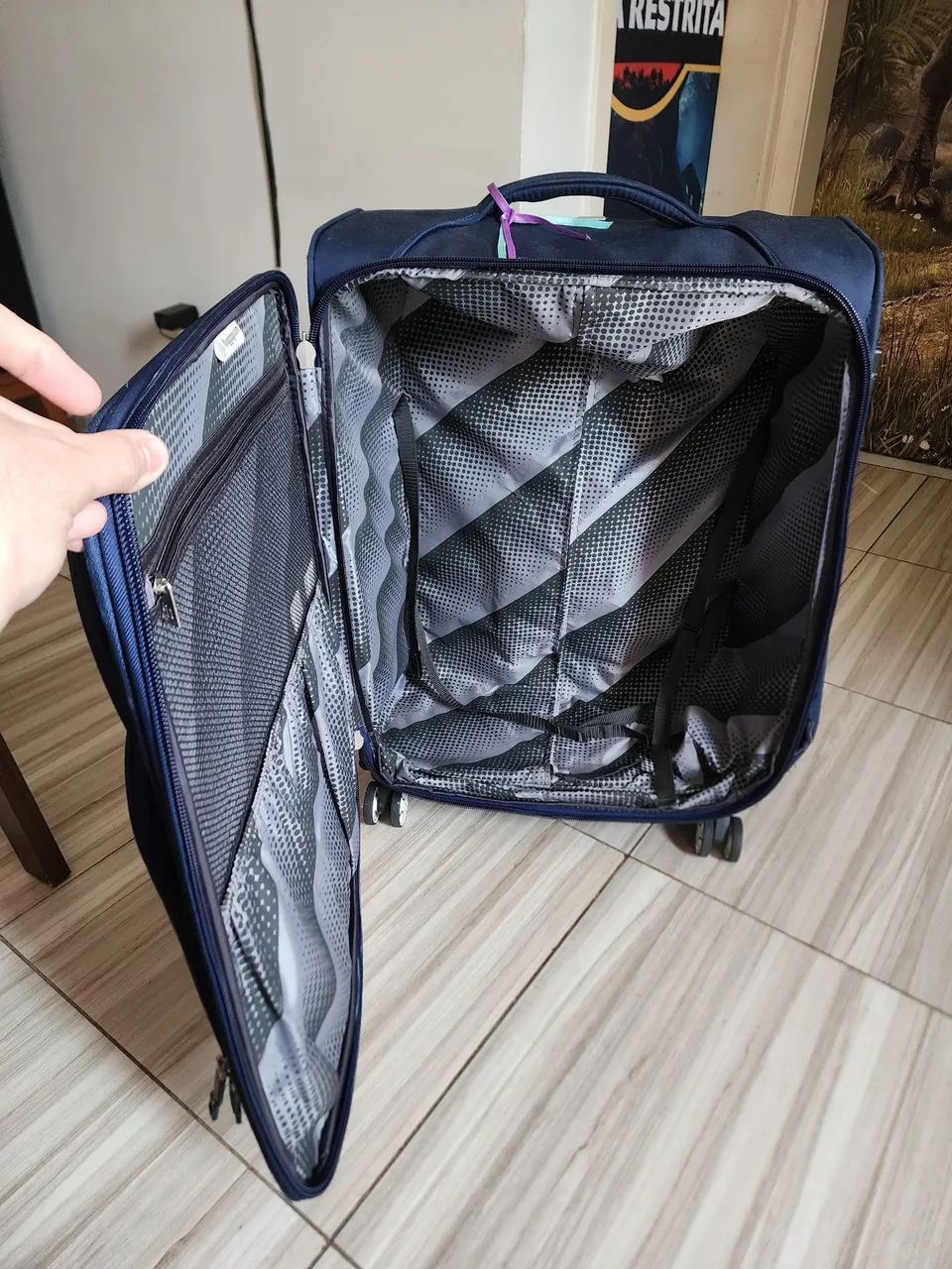 Mala Grande It Luggage Azul Expansível - Foto 5