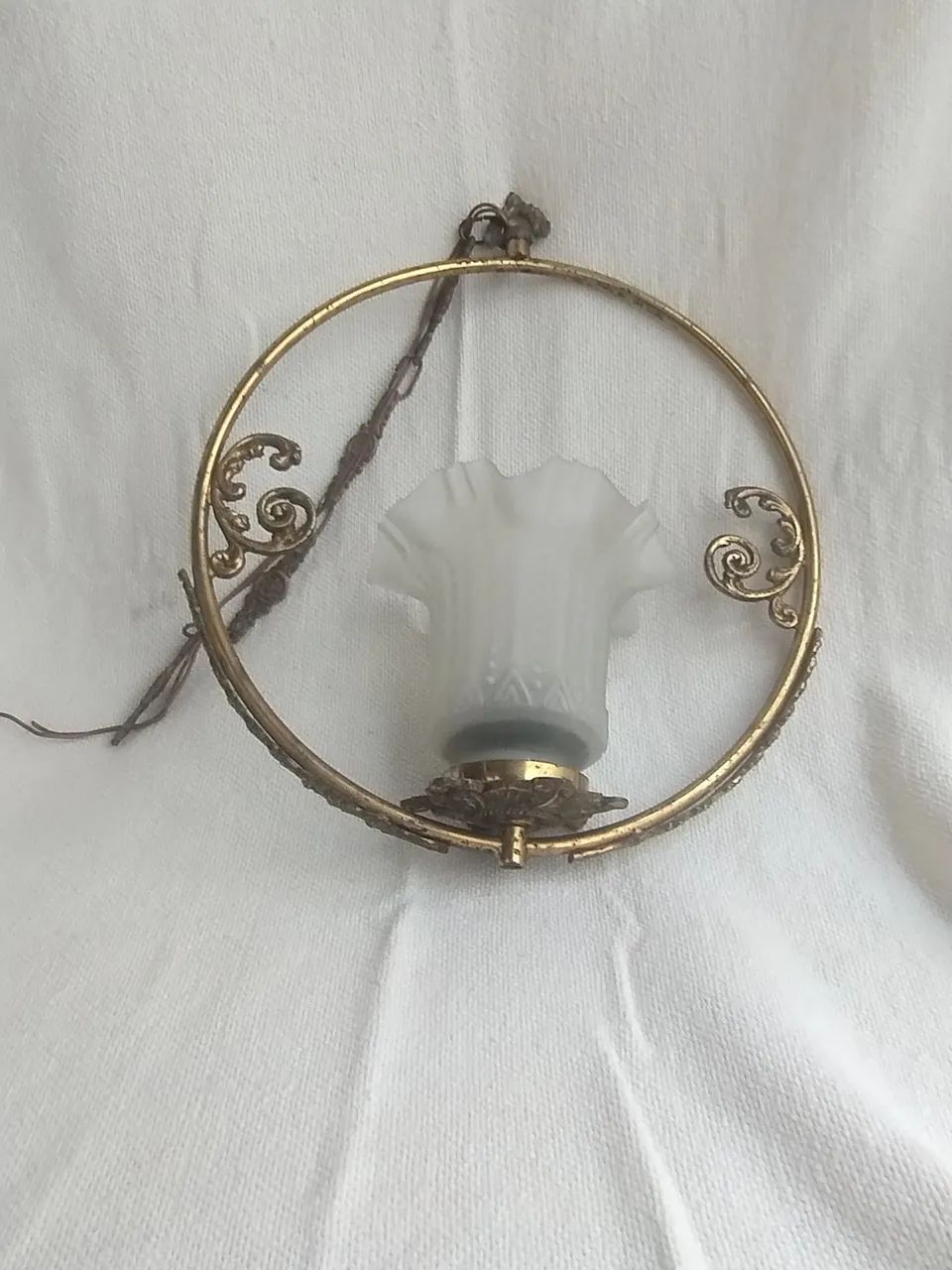 Lustre de teto e cúpula de vidro 30 x 31 - Foto 2