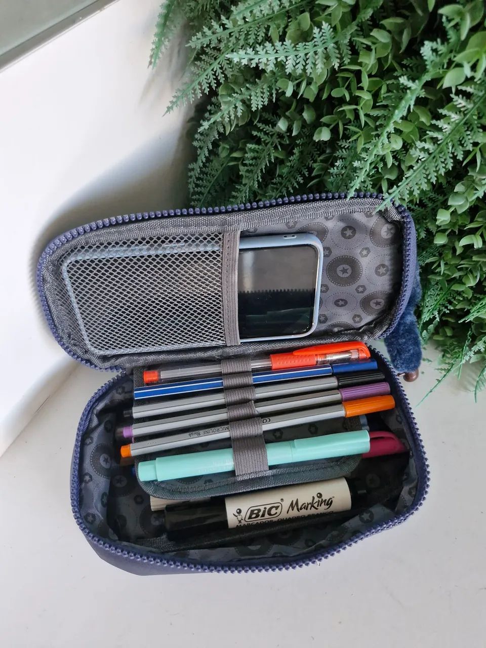 Estojo retangular kipling AZUL - Foto 2