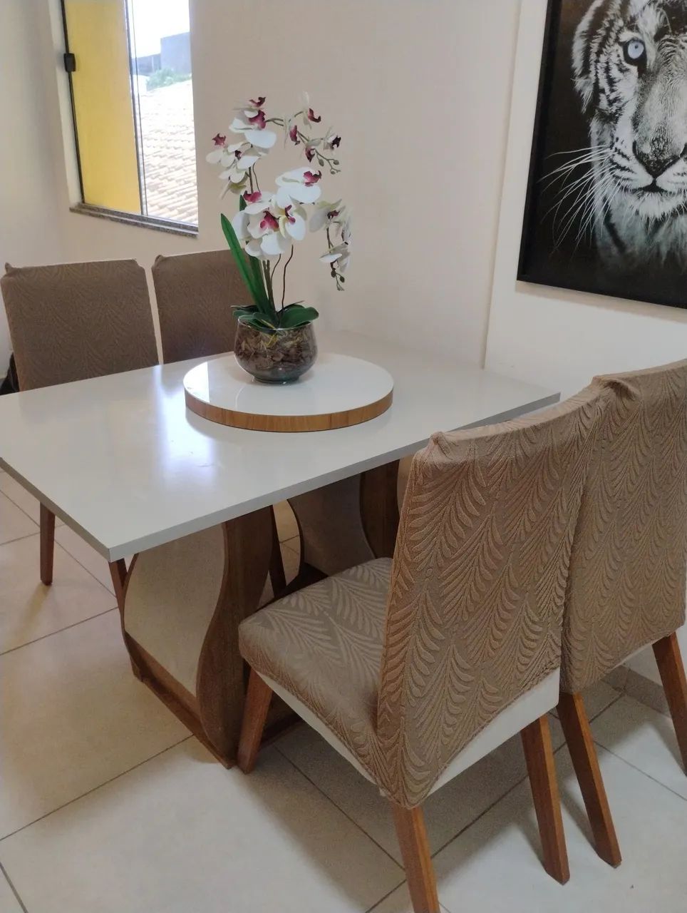 Mesa de jantar com 4 cadeiras  - Foto 2