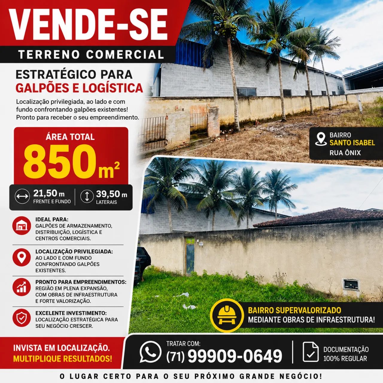 Terreno para logística- Santa Isabela-Eunápolis BA - Foto 3
