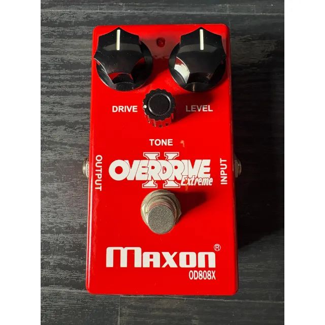 Maxon OD808X Overdrive Japão Pedal Tube Screamer Como Novo Maxon OD808X Overdrive Japão Pedal Tube Screamer Como Novo