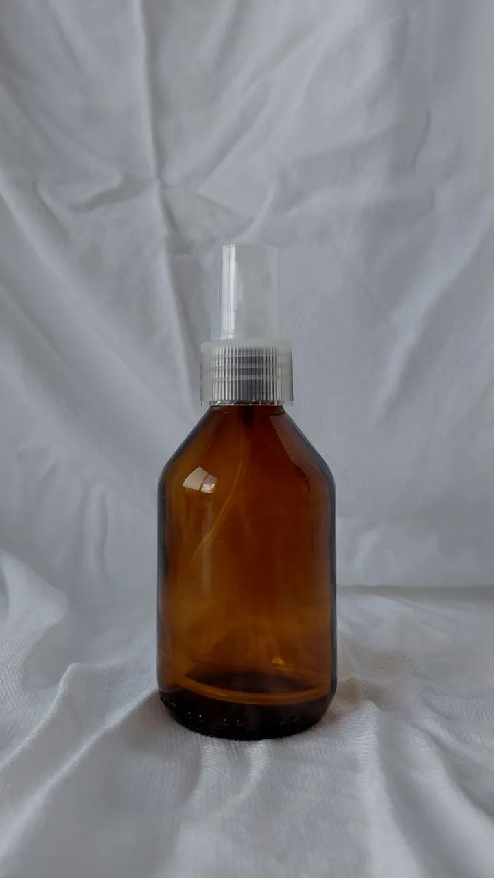 Frascos de Vidro Conta-Gotas Âmbar 120ml com Válvula Spray