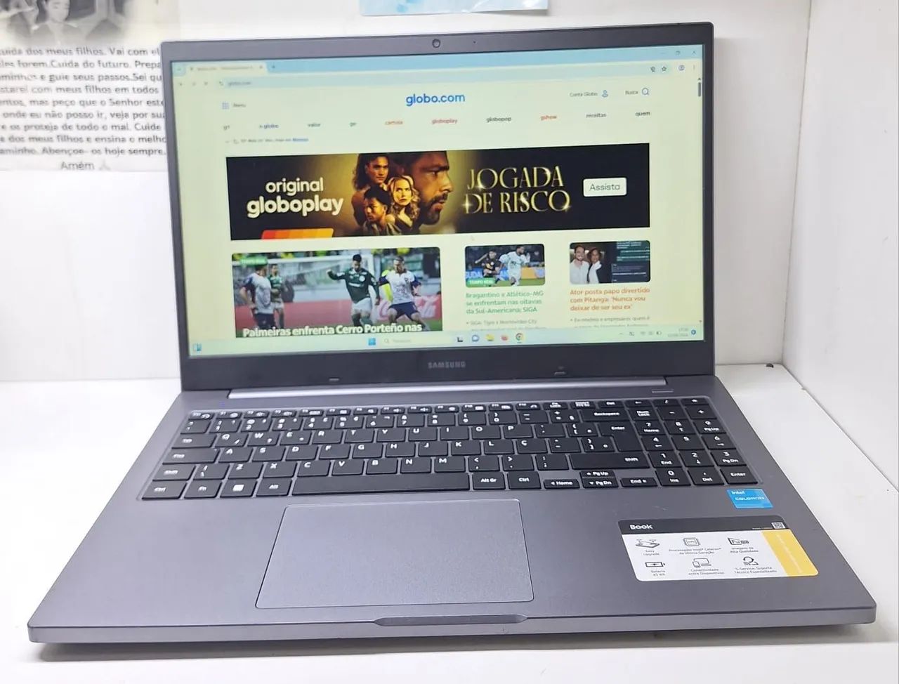 Notebook samsung 8GB de memória ram ssd 256GB Windows 11 64bits pacote office!! - Foto 2