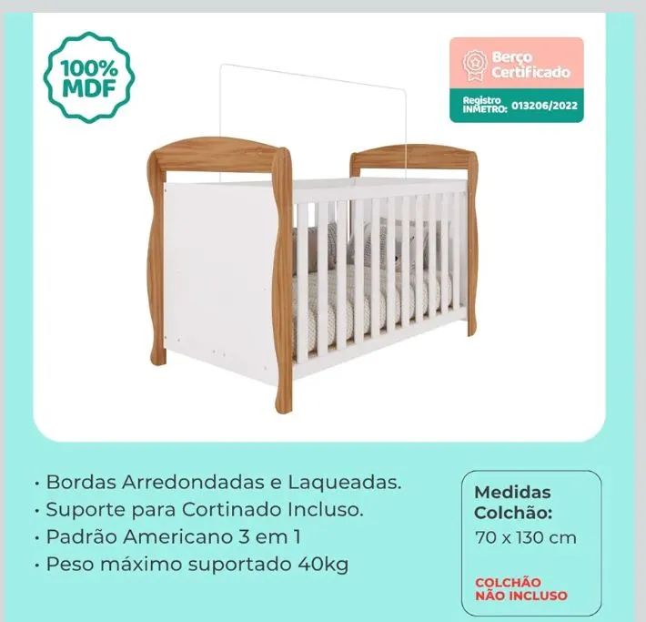 APENAS VENDA: Berço-cama-mini-sofá infantil - Foto 2