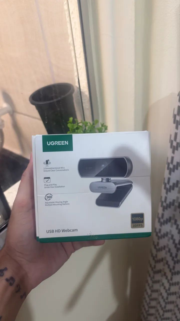 Webcam Ugreen Full HD 1080p