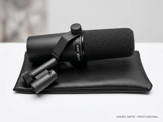 Microfone Dinâmico Shure SM7B Original - Foto 3