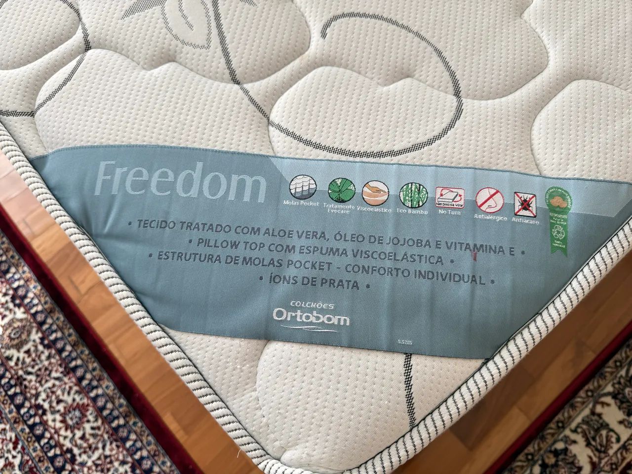 Colchão King Freedom Ortobom - Foto 3