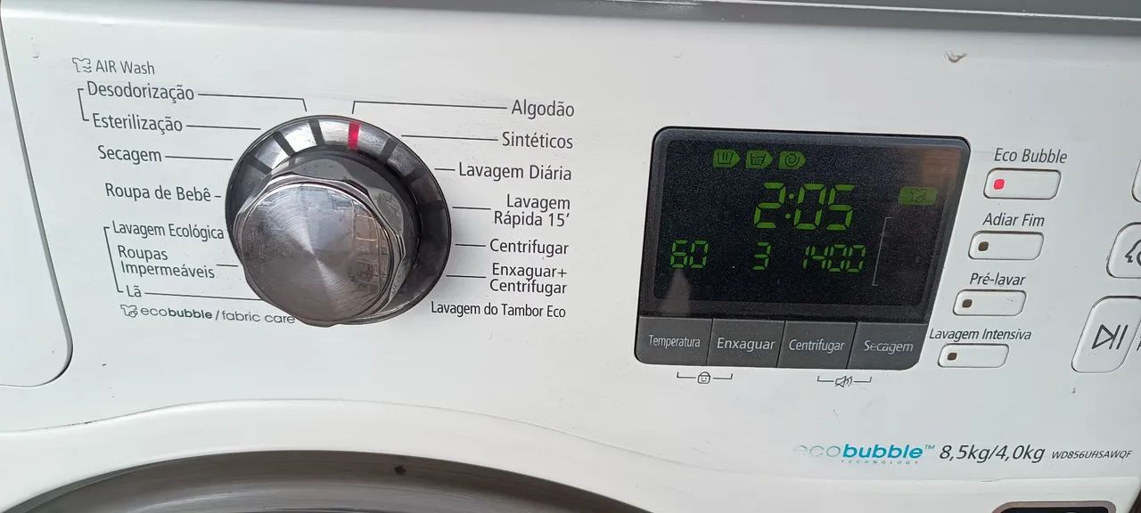 Lava e seca Samsung ecobooble 