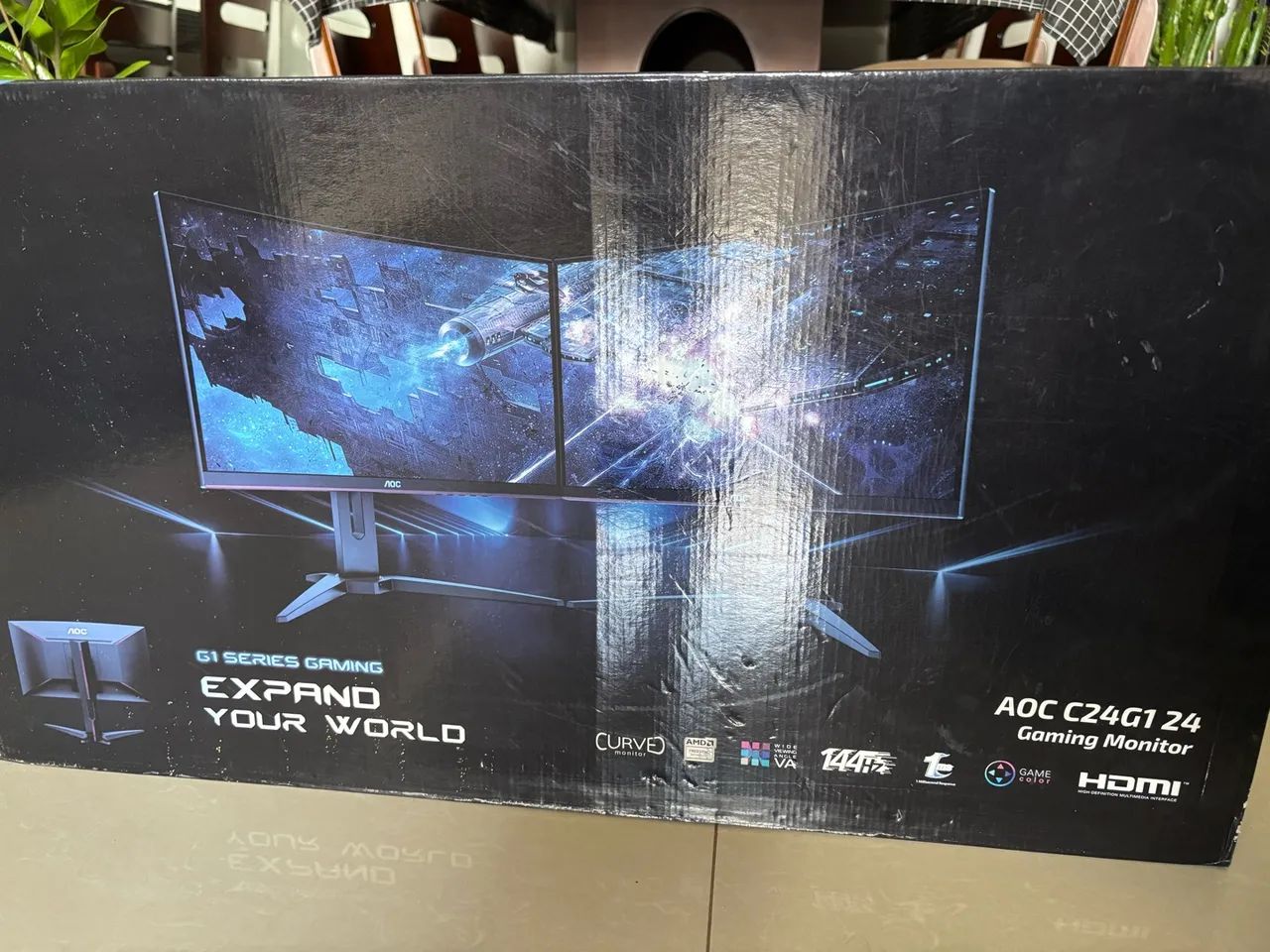Aoc C24g1- Ips / 1080p De 24 Polegadas, 1 Ms E 144 Hz - Foto 2