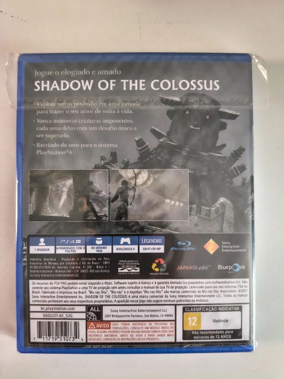 PS4 Shadow of the colossus (em estado de novo) - Jogos de Vídeo