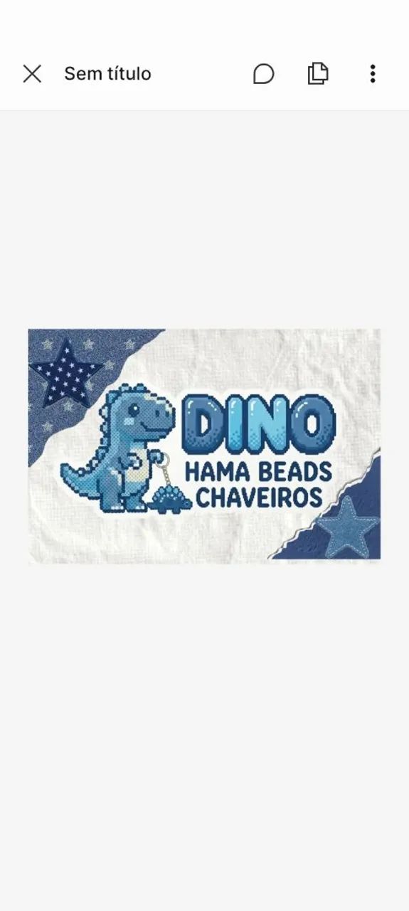 Chaveiro personalizado hama beads - Foto 4