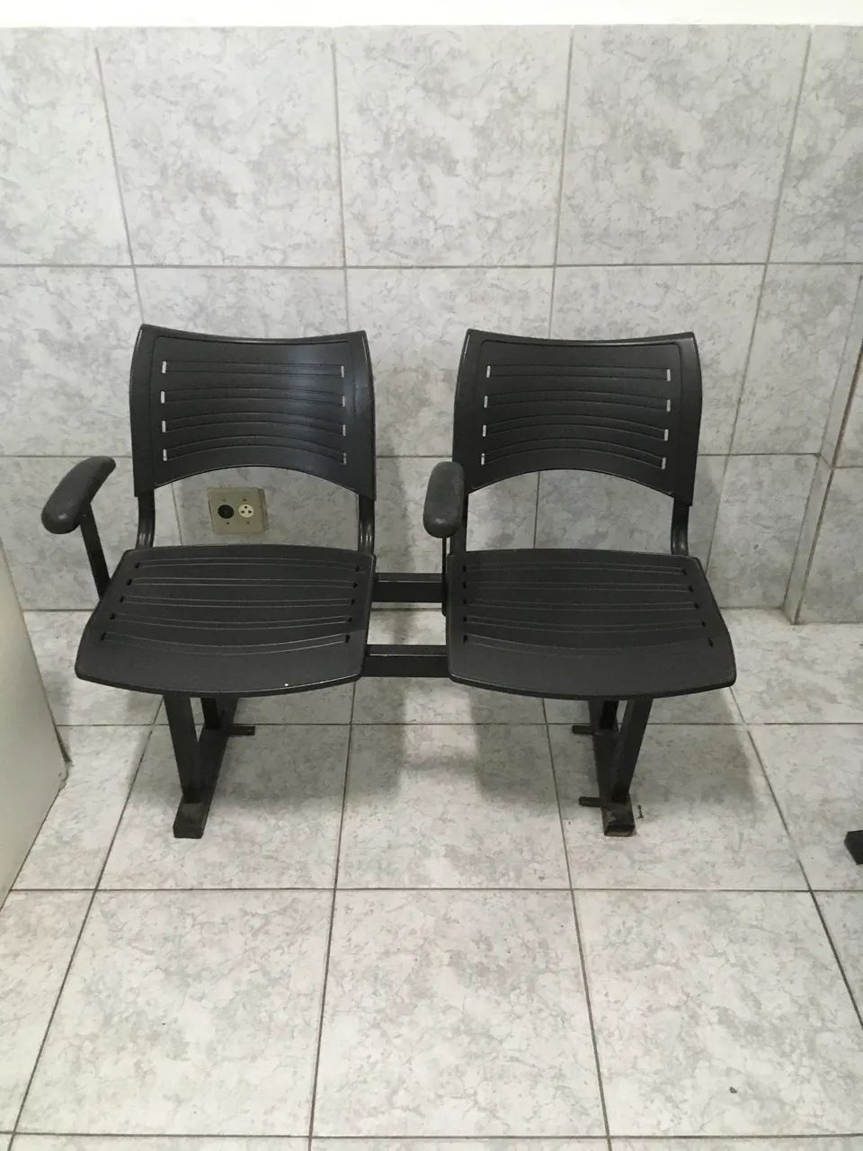 Cadeira Dupla para Recepção