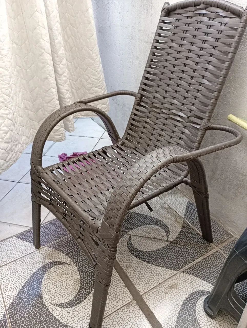 Cadeira fibra sintética 