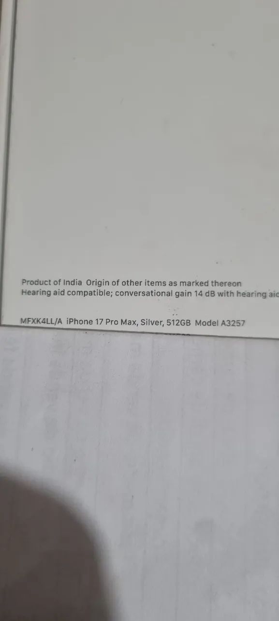 IPHONE 17 PRO MAX SILVER 512 GIGAS - Foto 2