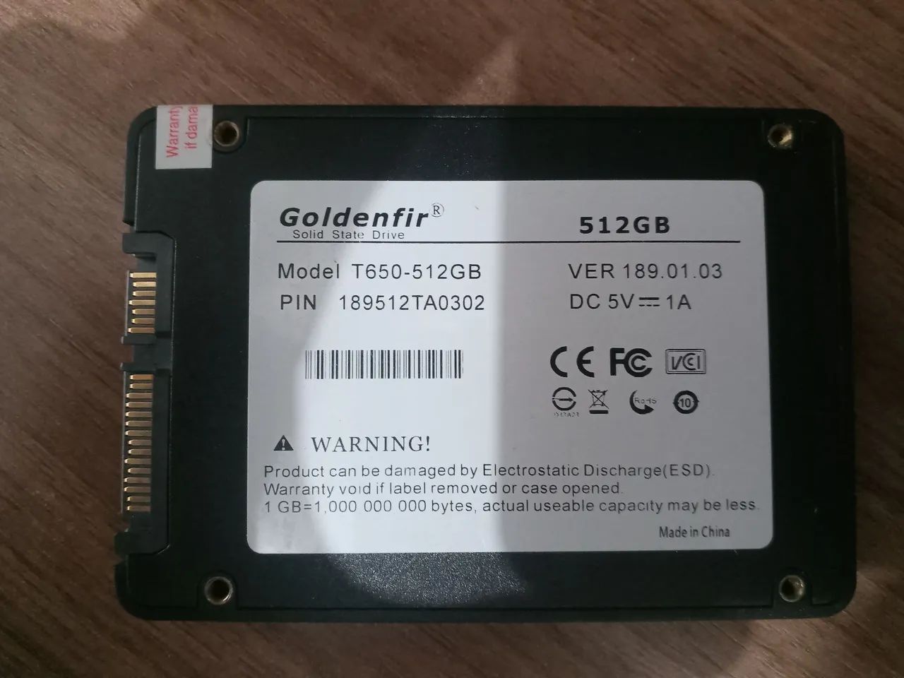 Goldenfir T650 512GB SSD 2.5インチ 未開封 10点 SSD Goldenfir T650 512GB - Serviços - Alvorada, Manaus 1507652072
