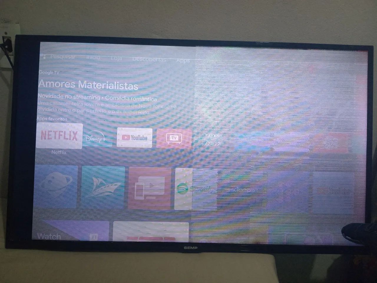 TV smart 43" com defeito - Foto 5