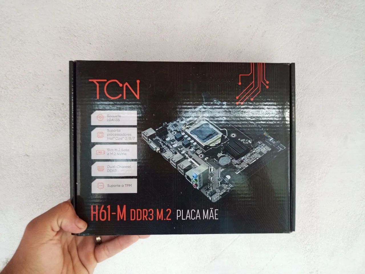 Placa-Mãe TCN H61 DDR3 M2 LGA 1155 - Foto 3