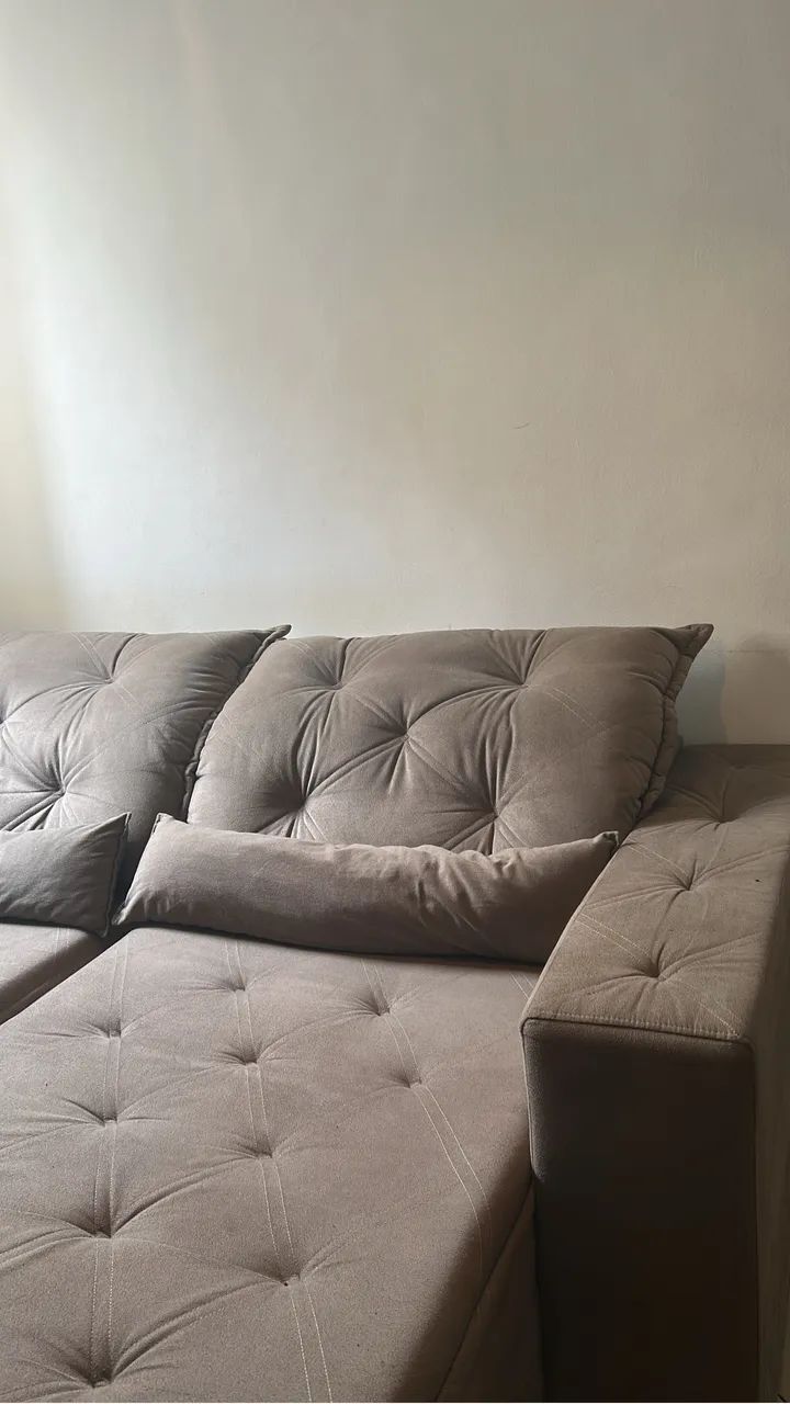 Sofá Retrátil e reclinável Semi Novo  - Foto 2