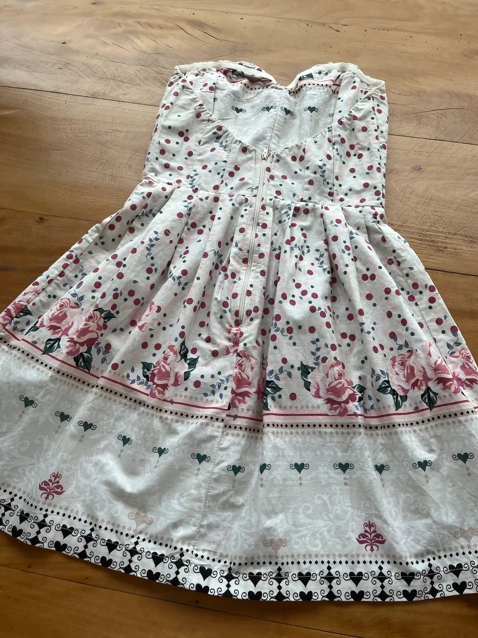 vestido boneca coquette tomara que caia poá - Foto 3