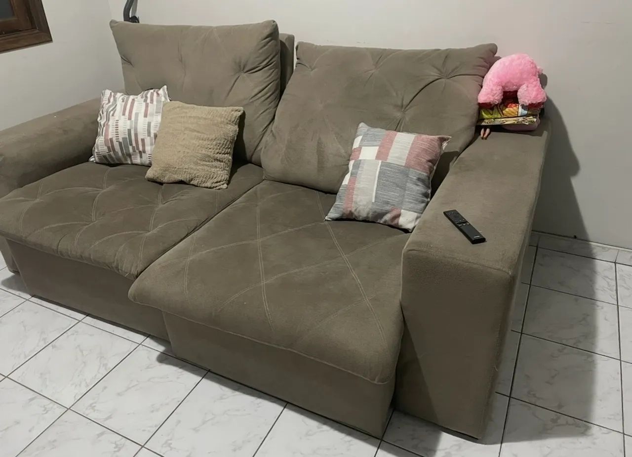 Sofá Retrátil Confortável - Ótimo para Sala - Foto 3