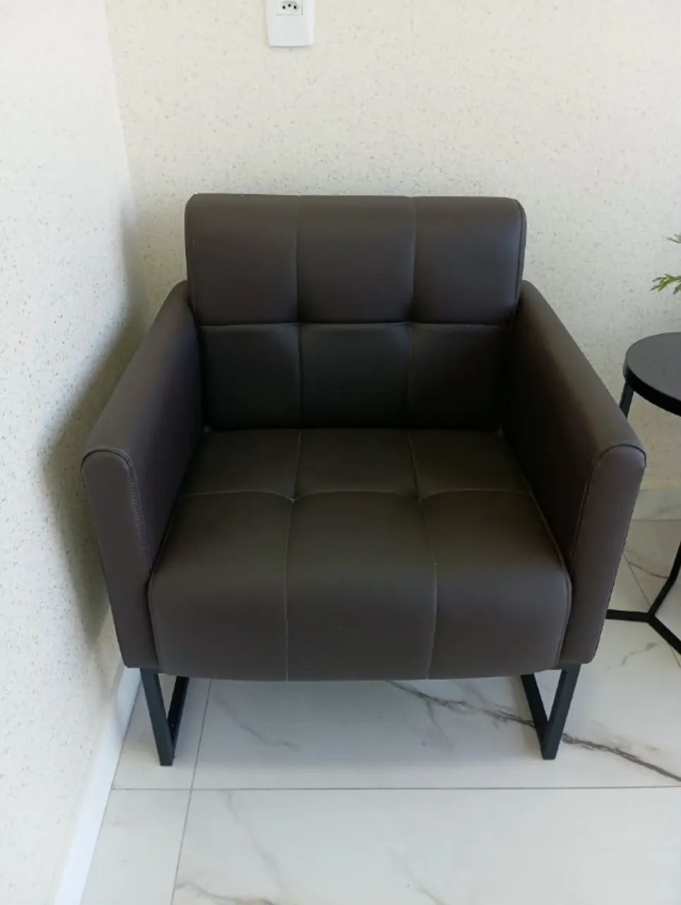 Poltrona Decorativa Courino - Foto 2