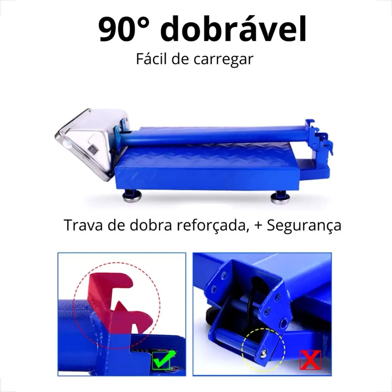 Balança Digital 300KG Bateria e Garantia  - Foto 2