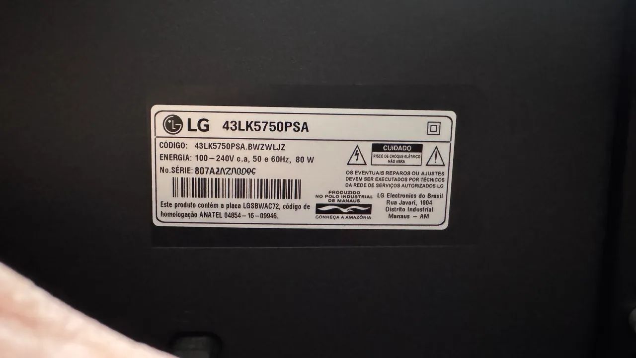 Smart TV LG 43 pol - Modelo 43LK5750PSA - Sistema webOS  - Foto 5