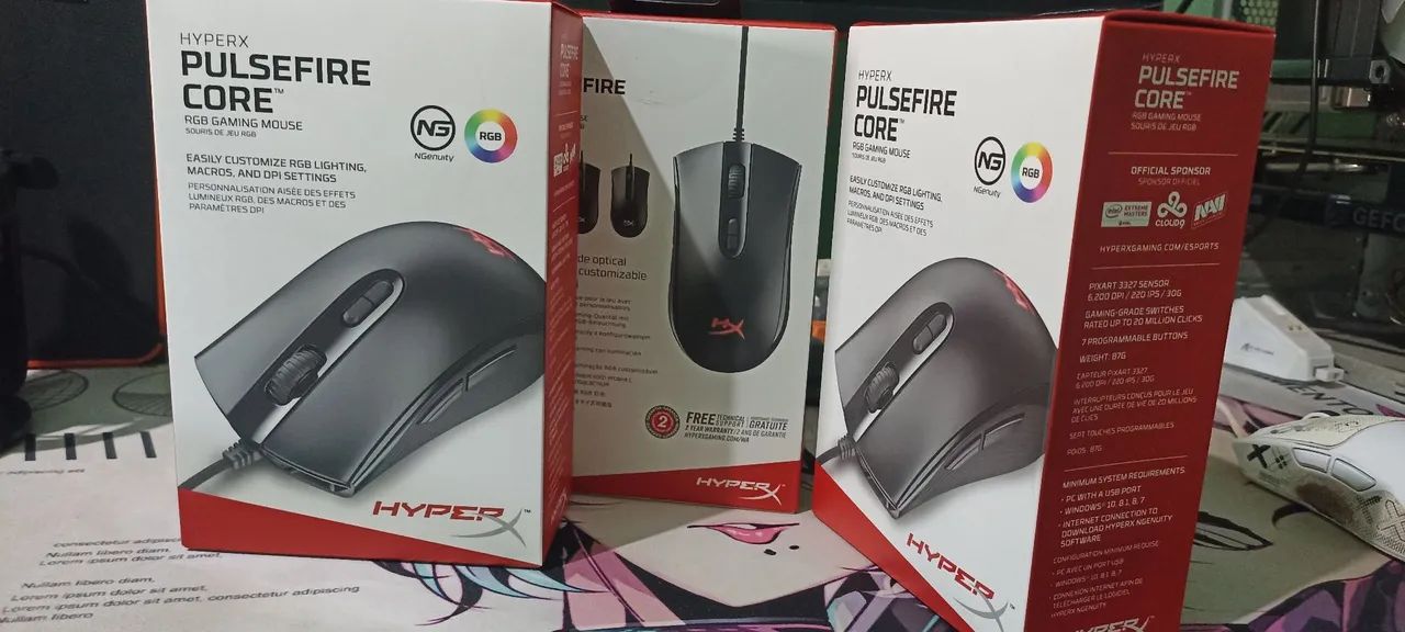 Mouse Gamer HyperX Pulsefire Core 