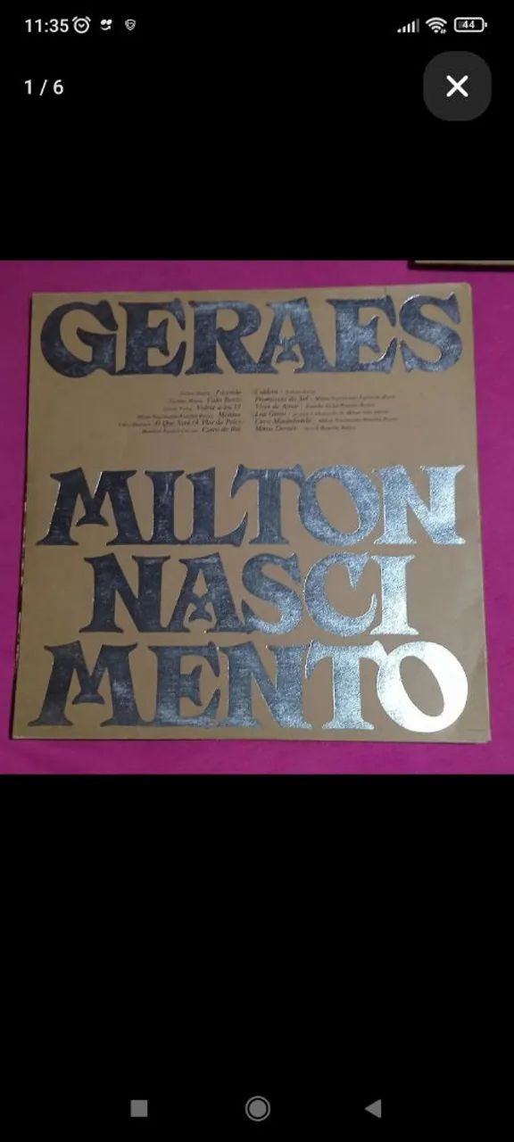 Disco de vinil Milton Nascimento  - Foto 4