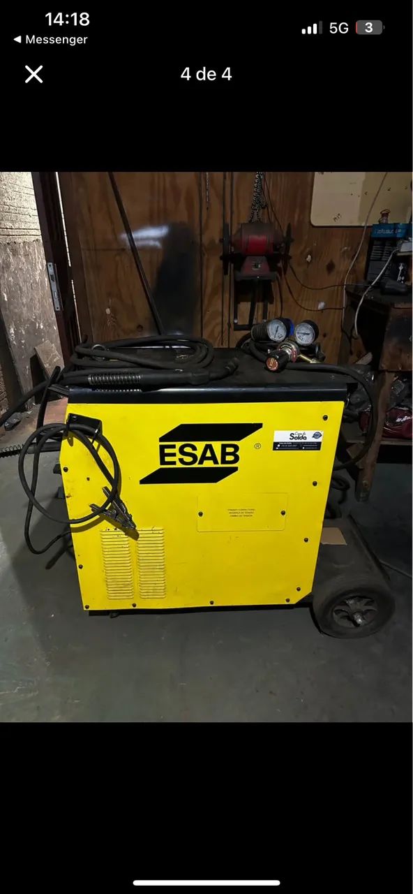 Aparelho de solda esab 455 4x4 smashweld - Foto 3