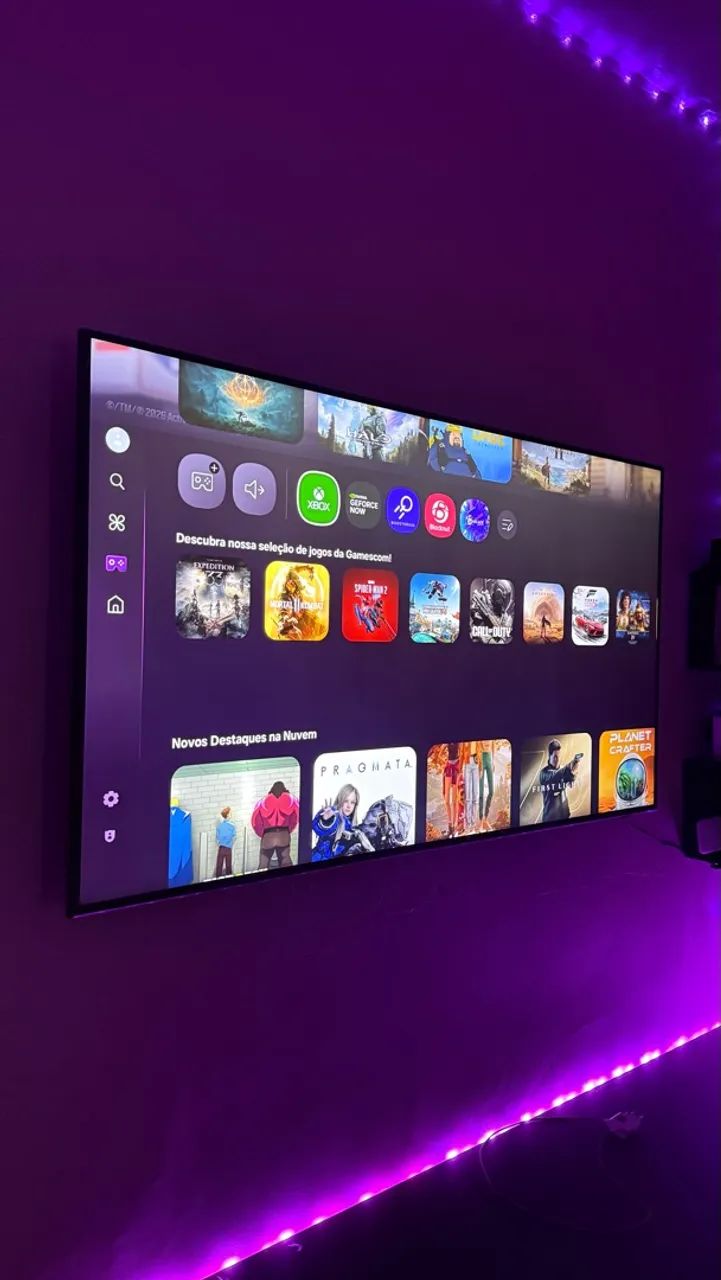 Tv Samsung 55 polegadas 4k nova