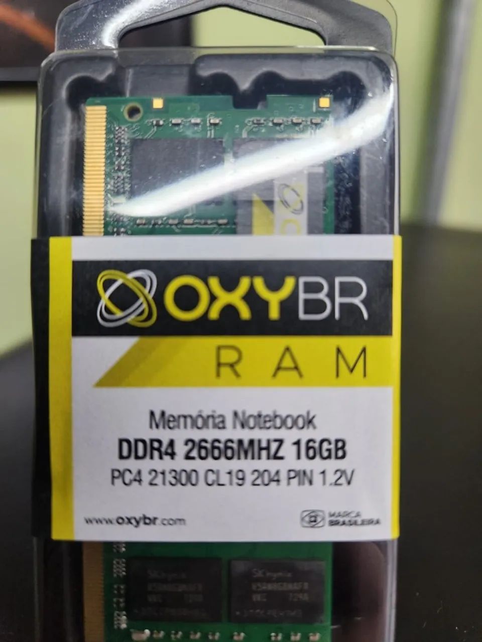 Memória RAM Notebook 16GB DDR4 2666MHz OXYBR - Nova - Foto 2