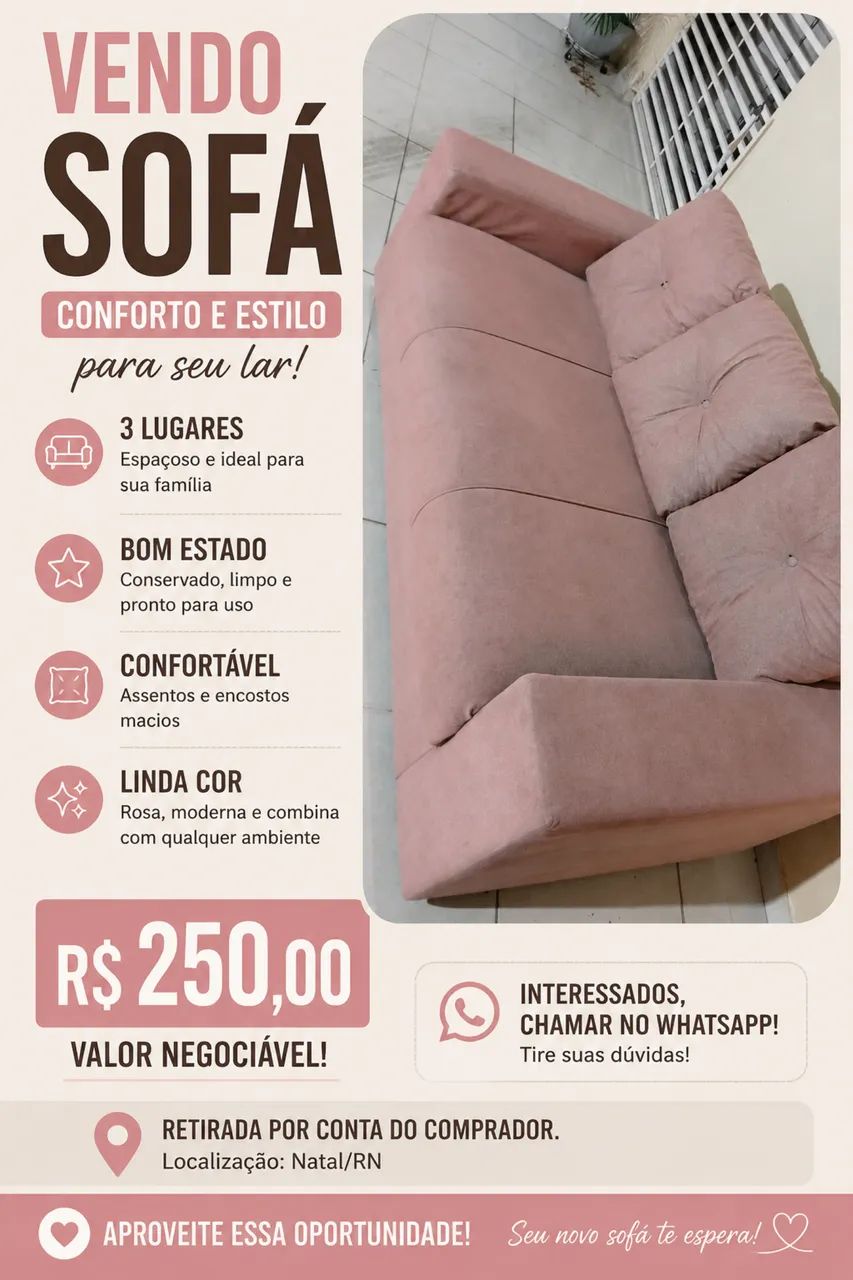 VENDO SOFÁ