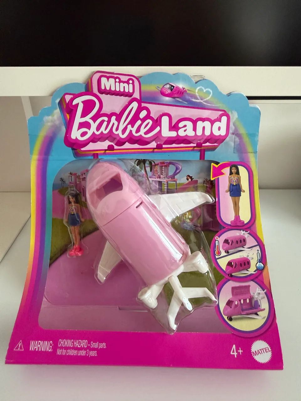 Barbie Mini Land - Avião/Jato e boneca mini